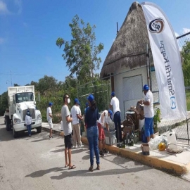 Chetumal: Retiran una tonelada de residuos sólidos en Mahahual