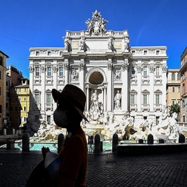 Los monumentos de Roma, antes y después del coronavirus