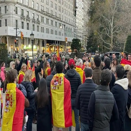 Nueva York clama contra la amnistía: así ha sido la manifestación convocada en Central Park