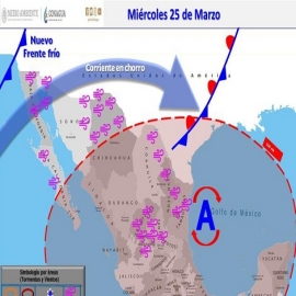 Clima hoy para Cancún y Quintana Roo 25 de marzo de 2020