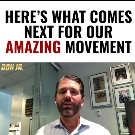 Importantes declaraciones de Donald Trump Jr.: “Este movimiento no ha terminado. Este es un movimiento de la gente, contra la élite”
