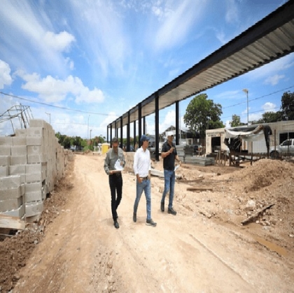 En curso la transformación de la movilidad en Yucatán con el avance de los trabajos de construcción del Centro de Transferencias Multimodal (Cetram) Cancún