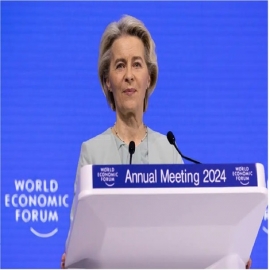 Von der Leyen avanza en Davos que la prioridad de las élites será censurar para combatir la «desinformación»