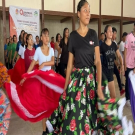 Refuerzan el baile y la danza en jóvenes de telebachillerato en la zona maya