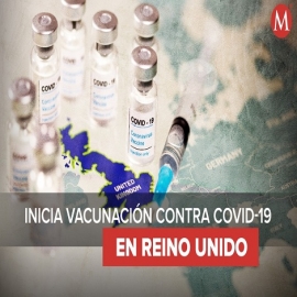 Reino Unido inicia campaña de vacunación contra covid-19
