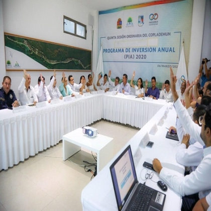 Aprueba Puerto Morelos el Programa de Inversión Anual 2020 para abatir rezagos