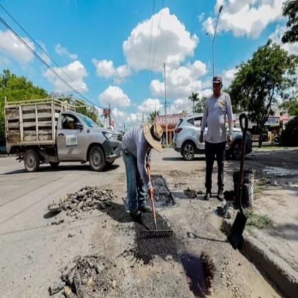 Reparación de calles y bacheo, prioridad del Gobierno en 2025