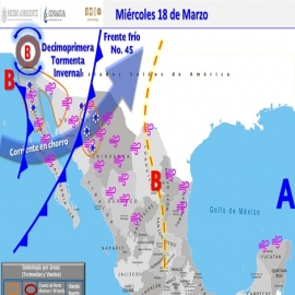 Clima hoy para Cancún y Quintana Roo 18 de marzo de 2020