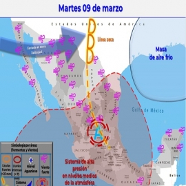 Clima hoy para Cancún y Quintana Roo 9 de marzo de 2021