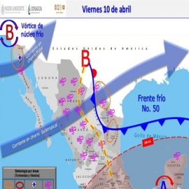 Clima hoy para Cancún y Quintana Roo 10 de abril de 2020