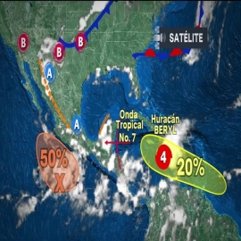 ¡Importante ⚠️! Seguimiento al plan de evacuación en zonas prioritarias de #QuintanaRoo por la llegada del Huracán Beryl: ?