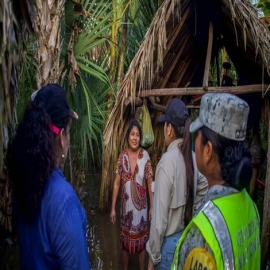 Mary Hernández y equipo municipal llevan apoyo a familias de Carrillo Puerto