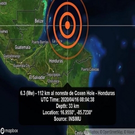 Vibraciones de sismo en Honduras se perciben, sin daños, en Quintana Roo