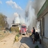 Bomberos de la SSP combaten incendio en basurero municipal de Valladolid